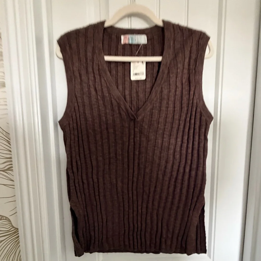 Free People Veda Sweater Co-Ord Set in Brown size Small NWT - Picture 6 of 13